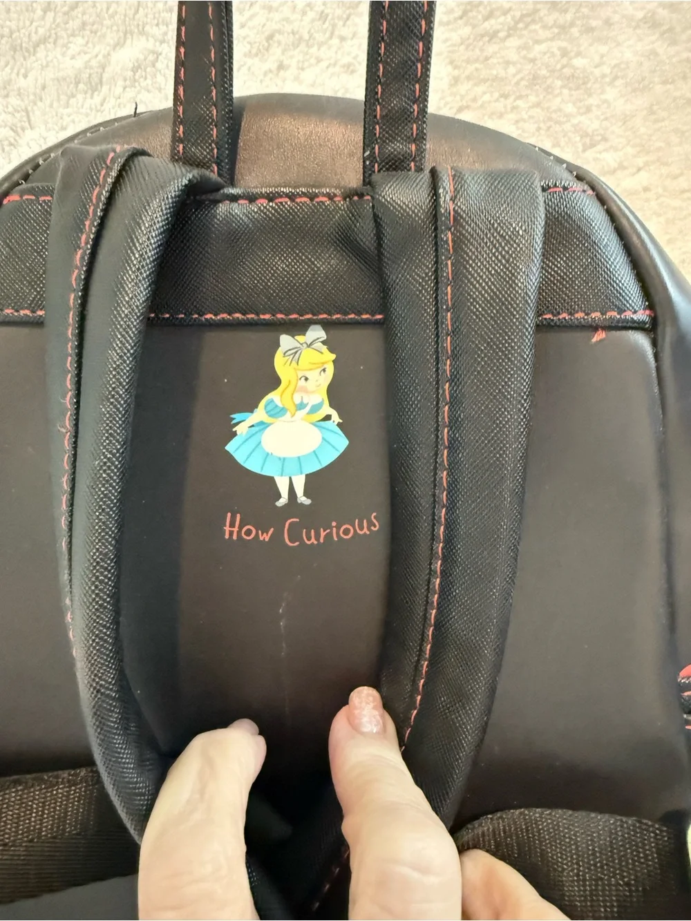 Loungefly Disney Alice in Wonderland Characters Floral Mini Backpack,